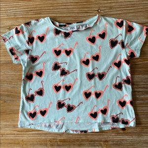 Cute Zara Printed T-Shirt, size 8 years